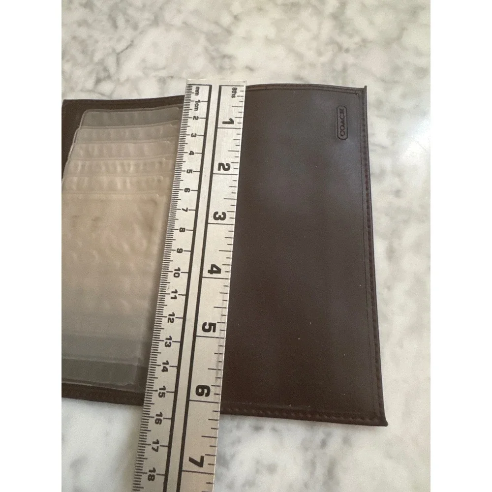 Coach checkbook cover